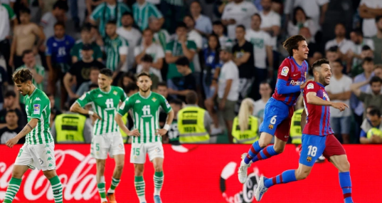 فيديو أهداف مباراة برشلونة وريال بيتيس